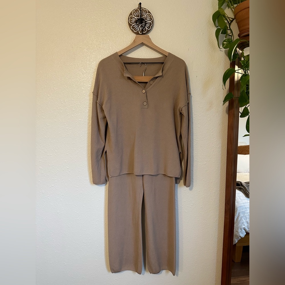 Knit Sweater Lounge Set